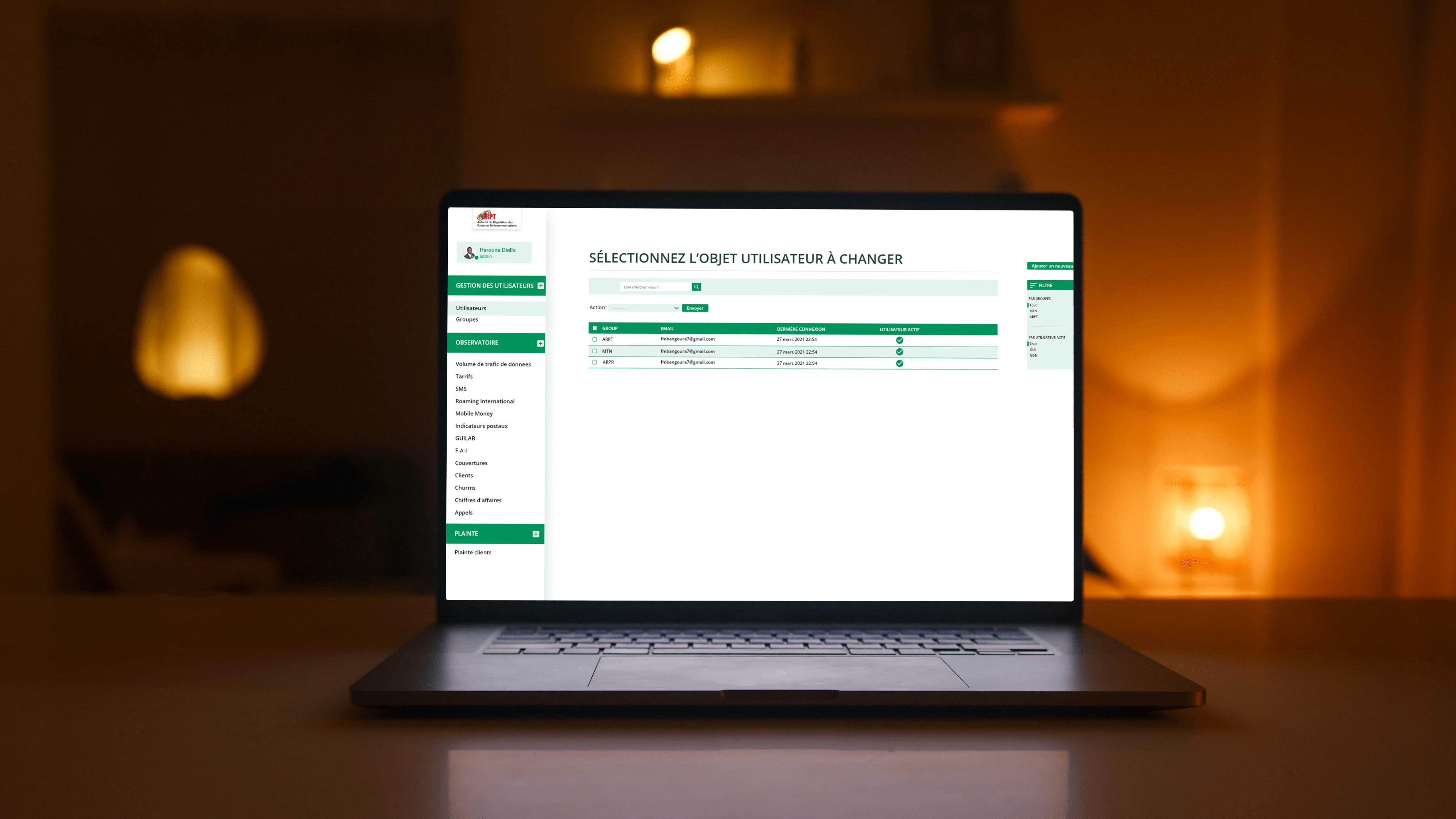 ARPT Gestion des réclamations