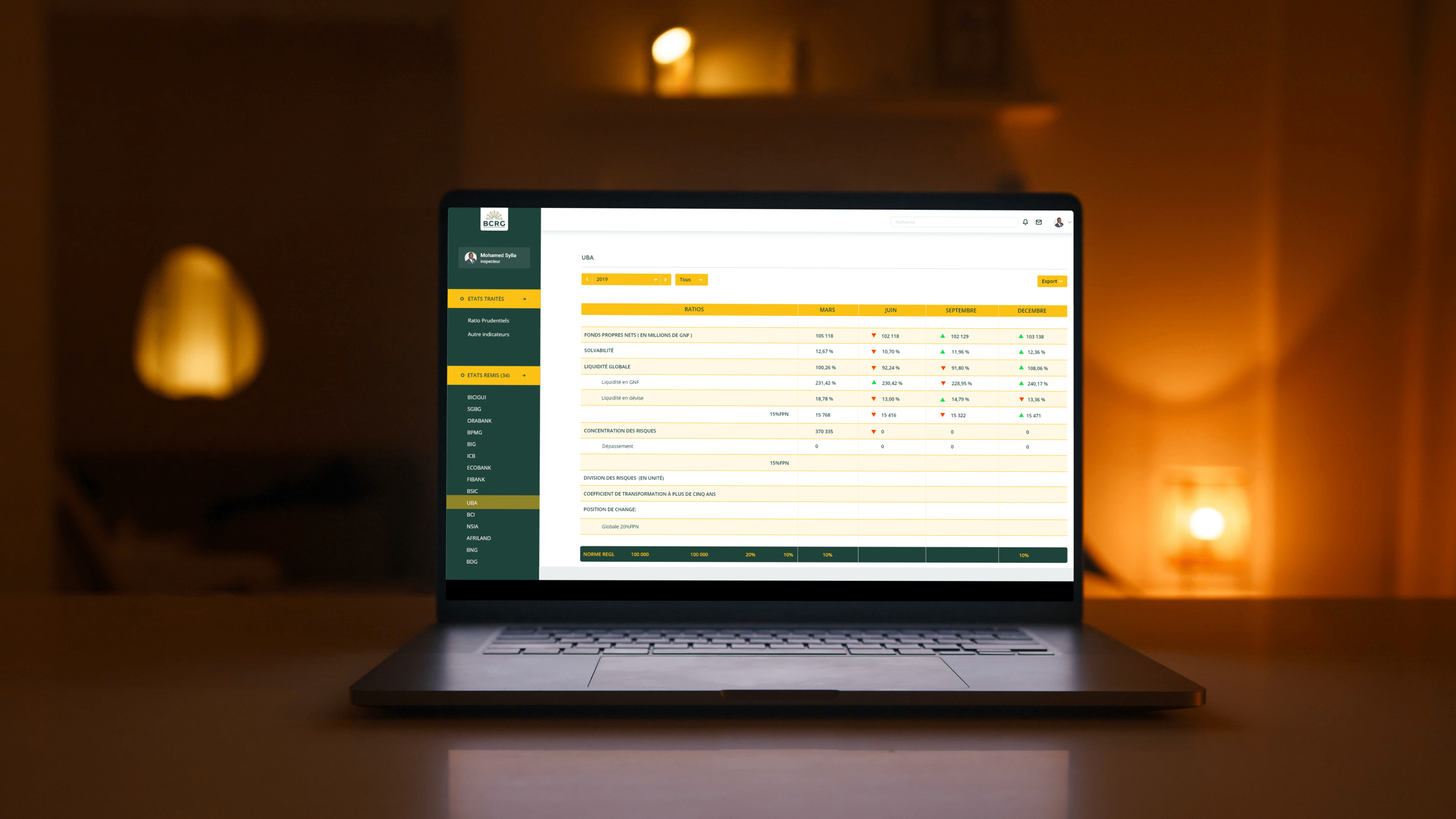 BCRG Plateforme de suivi